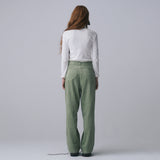 HEART POCKET CORDUROY PANTS, GREEN
