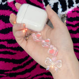 コーラルリボンキーリング / MADE coral ribbon Keyring