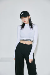 ブレイジングハイバンドクロップTシャツ / (9047) Blazing High Band Crop Tee