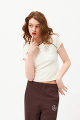 ドゥードゥルチェリーUネックTシャツ / DOODLE CHERRY U NECK T-SHIRT [IVORY]