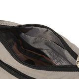POCKET STRING NYLON MINI CROSS BAG [LIGHT GRAY]