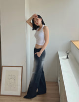 エージェントブラックブルーパンツ/no.1790 Agent Black Blue Pants