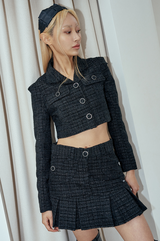 ツイードスカート / tweed skirt_black