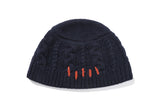 ケーブルニットバケットハット / CABLE KNIT BUCKET HAT_NAVY