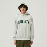 GRIFFITH BANDING HOODIE (GREY) (6604050137206)