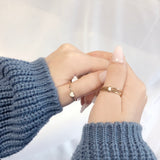 ムードハートレイヤードリング / Mood heart layered ring (2 color)