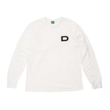 SIGNATURE LOGO LONG SLEEVE T-SHIRT WHITE (6699476025462)