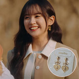 ロイヤルベイビーエンジェルイヤリング - ショート / Royal Baby Angel Earring - Short (Gold) (Kep1er Mashiro Earring)