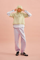 ドゥードゥルチェリーフーディーウーブンアノラック／DOODLE CHERRY HOODIE WOVEN ANORAK [YELLOW]