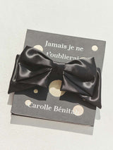 Simple Satin Ribbon Hair Pin (6611538837622)