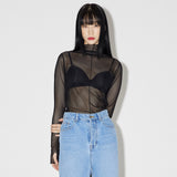 Layered See-through Top [BLACK] (6638351614070)