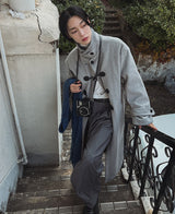 オレオダッフルロングコート/Oreo duffel long coat (2 color)