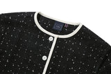 ピュアツイードクロップドジャケット/PURE TWEED CROPPED JACKET_BLACK