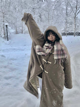 Aomori hood duffle coat