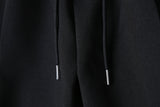 ONE TUCK BERMUDA PANTS BLACK (6561071497334)