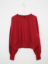 イッティングVネックニット/itting V-neck Knit (4color)