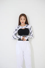 ライトサムクロップTシャツ / TOP(9235) Light Thumb Crop Tee
