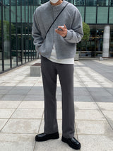 LMN ラウンドヒドゥンカーディガン / LMN Round Hidden Cardigan (5 colors)