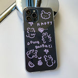 パープル　Dドンガンガジスマホケース