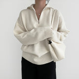 オレインハーフジップアップニット / Orein Half Zip Up Knit (6color)