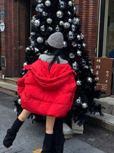 [UNISEX] Hooded oversized fit wellon padded coat