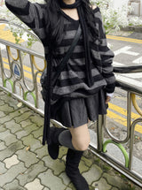 デイリープリーツノームコアデニムスカート / Daily Pleats Normcore Denim Skirt