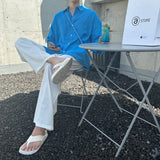 バイオウォッシングクーリングオーバーフィットリネンシャツ / LMN Bio-Washing Cooling Oversized Fit Linen Shirt (5 colors)