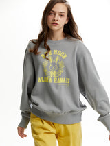 ALOHA HAWAII SWEATSHIRT GRAY (6586529120374)