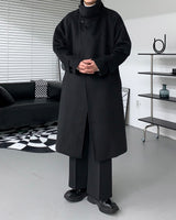 ハイネックロングコート/SI High-Neck Long Coat (2 colors)