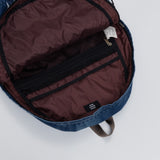 Washed Denim Turtle Backpack (Blue)