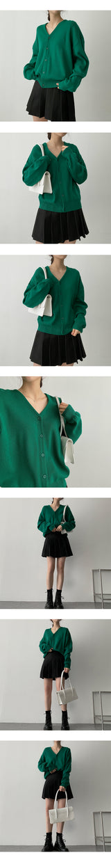オツVニットカーディガン / Otsu V-Knit Cardigan