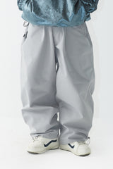 ロゴコットンスーパーワイドパンツ / BSR2223FWPT004 LOGO COTTON SUPER WIDE PANTS CEMENT GRAY