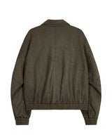 87-STAN031 [Vegan Suede] ボールデストスタイリッシュラインバーシティスエードジャケット