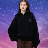 ハーフジップアップヘビーニット / Half zipup heavy knit