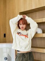 VENTIQUE Crop Hoodie 2color