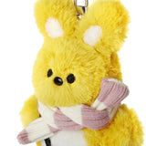 WITTY BUNNY WINTER KEYRING [LIGHT YELLOW]