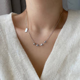 ボールシンプルハート2WAYハンドメイドネックレス / shii Ball Simple Heart Two Way Handmade Necklace