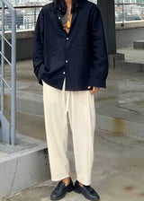 made by vir pleats pants 2COLOR