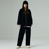 グラフィティプリンティングフードジップアップ/GRAFFITI PRINTING HOOD ZIP-UP-BLACK