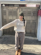 About balloon round knit 