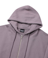  BLUR HEART LOOSE HOODIE ZIP UP_INDI PINK