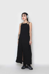 ロングスリットスリーブレスドレス / long slit sleeveless dress