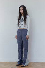 ペインティングスウェットパンツ / Painting Color Sweat pt (2 colors)