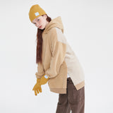 ナッピングフーディーロングスウェットシャツ/NAPPING HOODIE LONG SWEATSHIRT_BEIGE