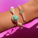 Jade Flower Goddess Bracelet