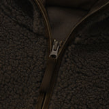 チェリーフリースフーディー付きジャンパー / CHERRY FLEECE HOODIE JUMPER [BROWN]