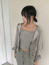 Melora hood zip-up set