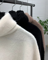 シアーアンゴラハイネックタートルネック / 90's Sher Angora High-Neck Turtleneck (3 colors)