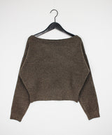 ソフトリップラインニット / Soft lip line knit (5color)