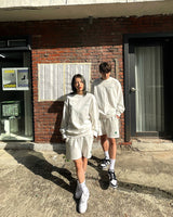 FLOVER TRANING HALF PANTS (IVORY) (6555029504118)